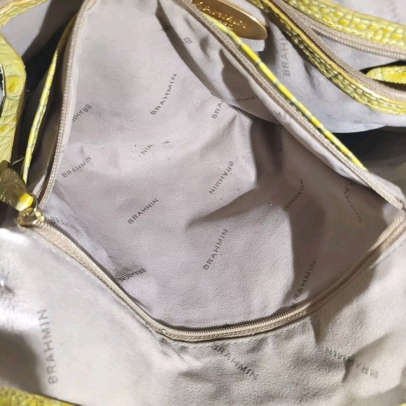 Brahmin Jackie Hobo Olive Green Melbourne Genuine Leather Shoulder Handbag [450] - Picture 13 of 13